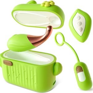 Clitoral Stimulator  Sucking Vibrating massager for women BLOOMING BLISS GREEN BLUSH