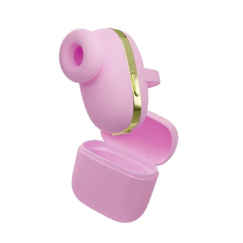 Pink Sucking Vibrator